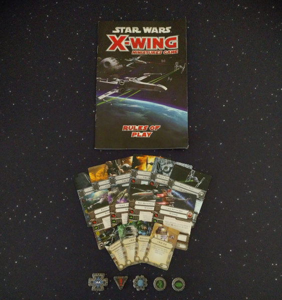 Picture of small amount of original X-Wing rules